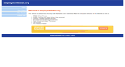 Desktop Screenshot of employmentnews.org