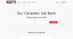 Desktop Screenshot of employmentnews.com